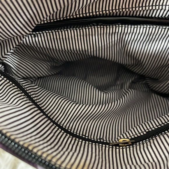 MICHELLE OBAMA Glossy Magazine Cover Lightweight Medium Dome Crossbody Bag Purse - Picture 7 of 10